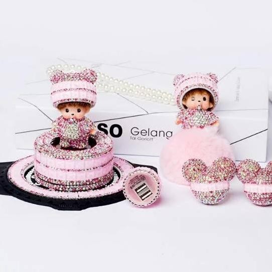 Parfum Mobil Monchichi Pink Parfum Monchichi Mobil Bling Bkink Monchichi Swarovsky