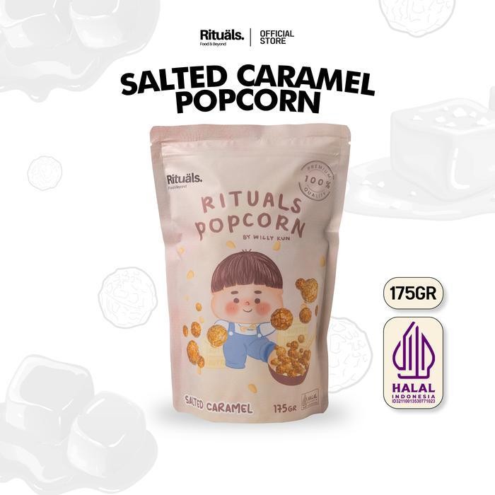 

Salted Caramel Popcorn 175Gr Ukuran Large - Snack Jagung Cemilan Crispy By Rituals Food