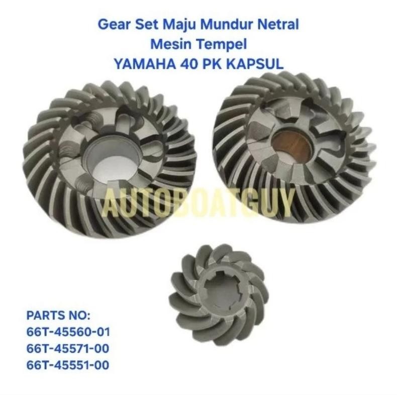 Gear Set Maju Mundur Netral Mesin Tempel YAMAHA 40 PK / KAPSUL