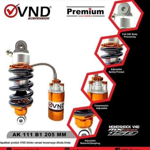 monoshock vnd yamaha mx king 150 mono shock tabung