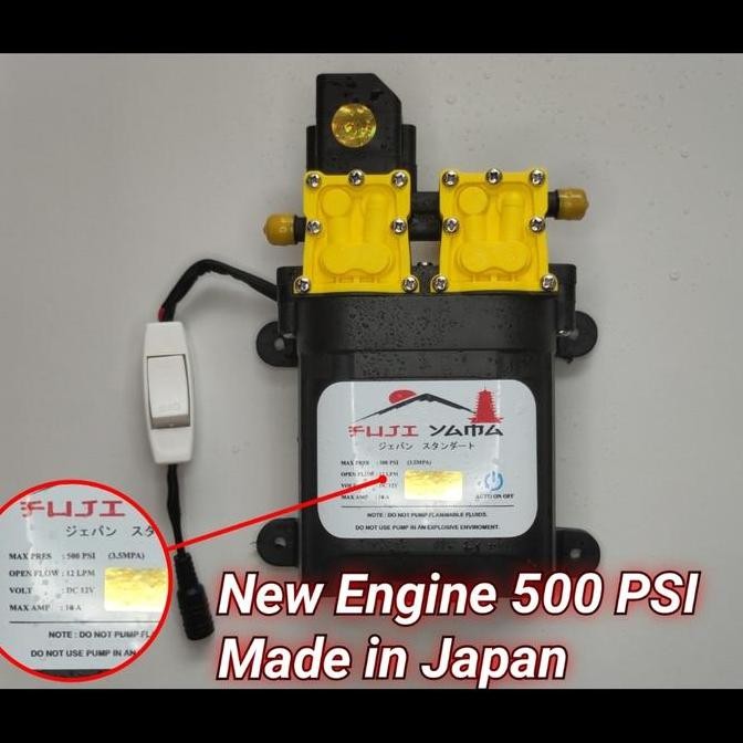 Dinamo Pompa DC 12V 320PSI Made in Japan - Garansi 1 Tahun