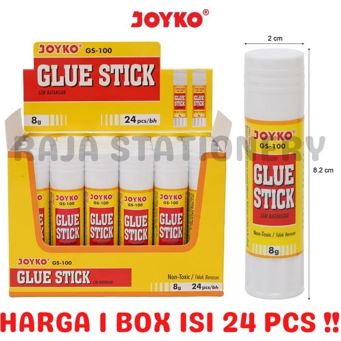 

Joyko Glue Stick 8G - Lem Stik Kecil Gs-100 1 Box Isi 24Pcs