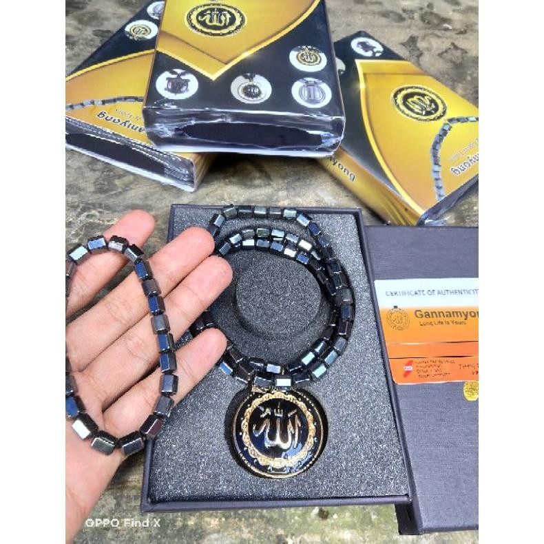 KALUNG KESEHATAN GANNAMYONG ORI+GELANG+KOTAK+KARTU SERTIFIKAT DiM
