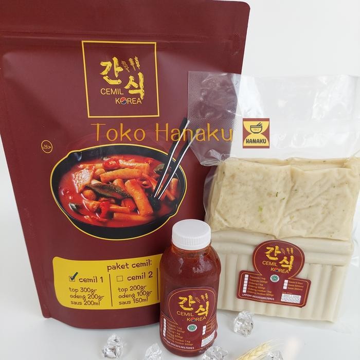 

Paket Hana Topoki/ Toppoki/ Tteokbokki/ Topokki Odeng Dan Saos