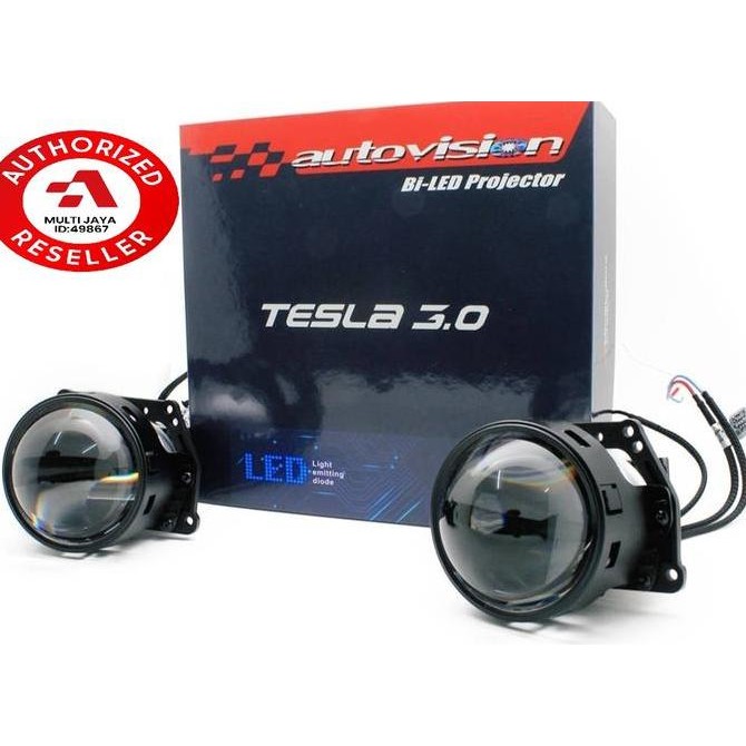 PROJECTOR BILED AUTOVISION TESLA-3 130W 5700K GARANSI RESMI 1 TAHUN