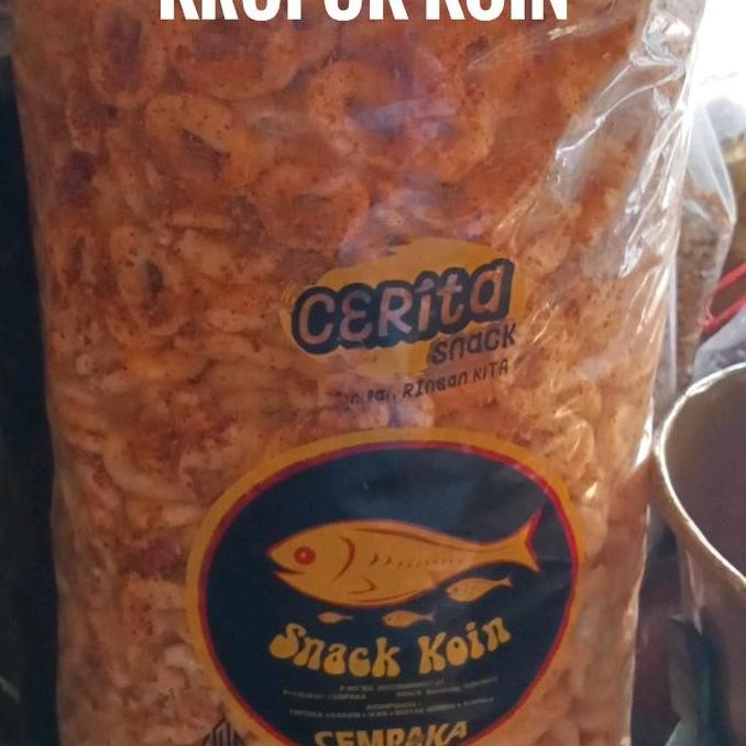 

Krupuk Koin / Krupuk Setan Camilan Snack Pedas 250 Gram Dan 500 Gram Goreng Cemilan Kerupuk Keripik Makanan Food