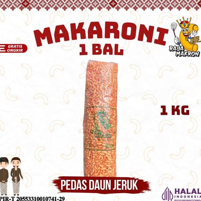 

1 Bal Makaroni Kress Bantat 4 Varian Rasa Pedas Daun Jeruk, Original, Jagung Bakar, Balado (Af) Food Snacks Pedas Crispy Cemilan Makanan Bbq