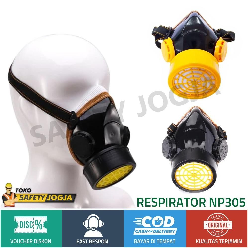 Masker Obat / Masker Chemical / Masker Asap Anti Debu Single Filter Moncong Babi Murah