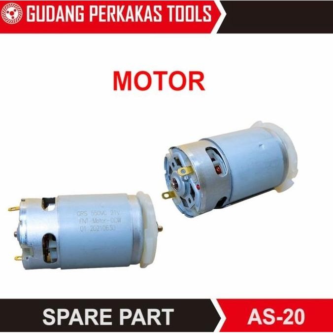 Dinamo Motor Bor Cordless AS-20 Mesin Bor Tanpa Kabel