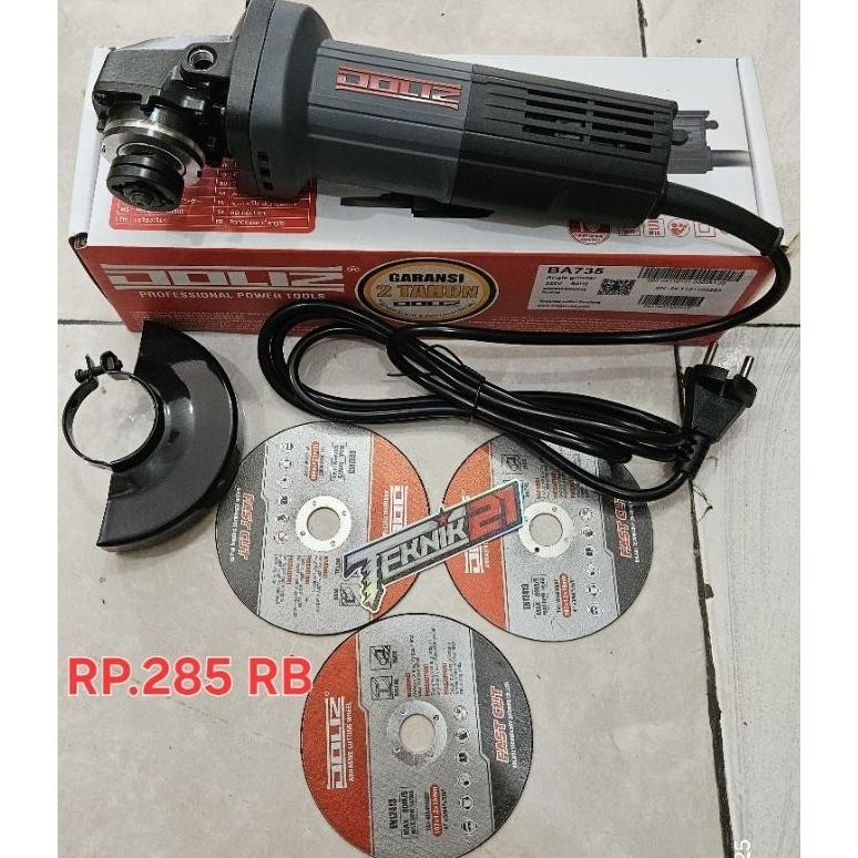 GERINDA DOLIZ BA375 GERINDA TANGAN DOLIZ BONUS MATA CUTTING