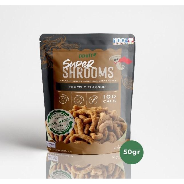 

Ppuff! Supershrooms Truffle [50Gr] Healthy, Vegan & Protein Snack