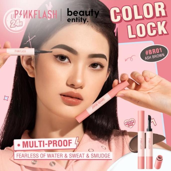 

PINKFLASH Eyebrow Pomade Cream Tahan Air Smudgeproof PFE16 Pensil Alis Makeup