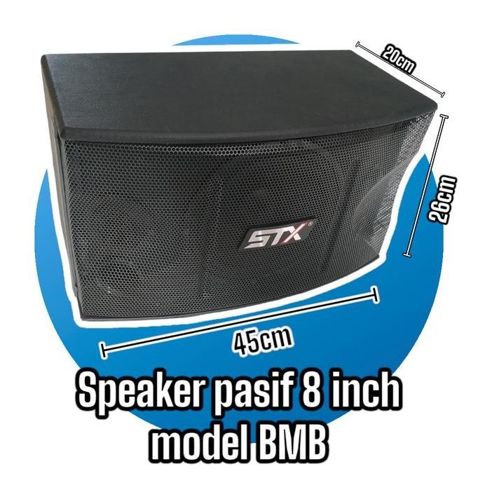 Speaker Pasif 10 & 8 Inch Model Bmb Custom Sepasang Murah