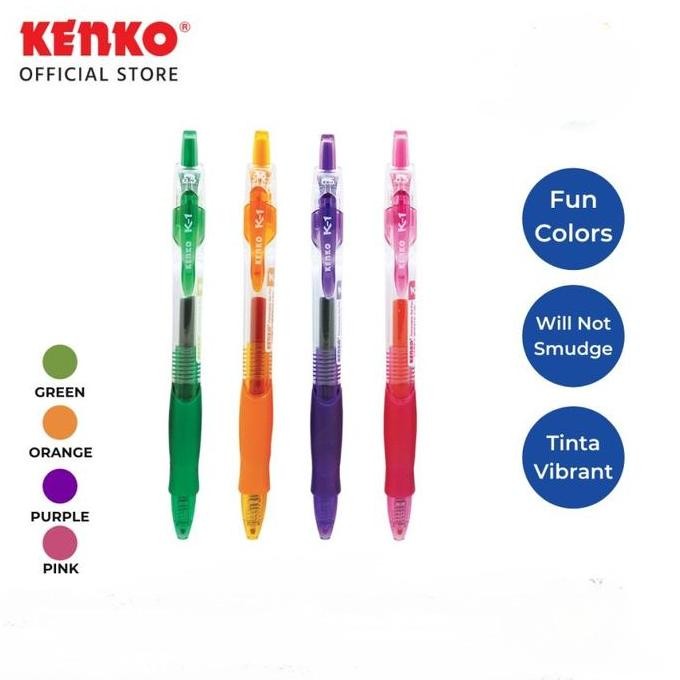 

Kenko Gel Pen K-1 Retractable New Stok