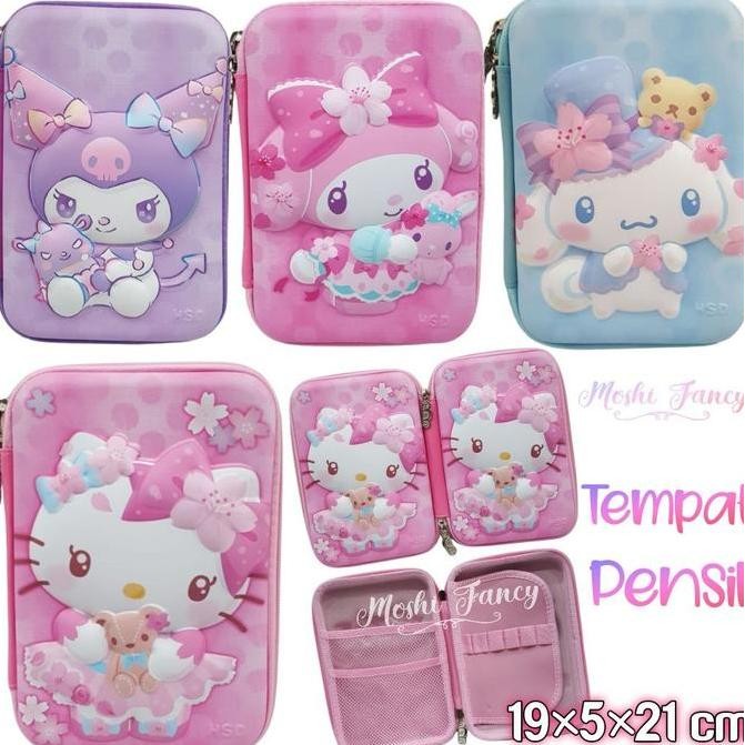 

Pencil Case Sanrio My Melody Kuromi Hello Kitty Cinnamoroll | Kotak Pensil Anak Perempuan Lucu