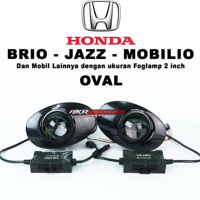 Lampu Foglamp 2 inc 3 Warna Honda Jazz Mobilio Brio Vahid F12 3 Colors  | Lampu Kabut Mobil Honda Ja