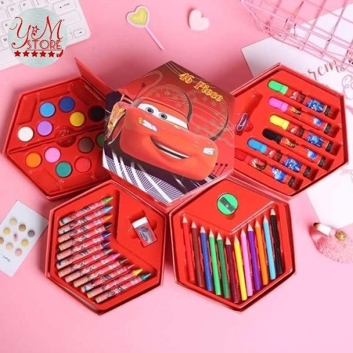 

Crayon Set 46 PCS Lengkap dengan Pensil Warna Oil Pastel dan Alat Mewarnai