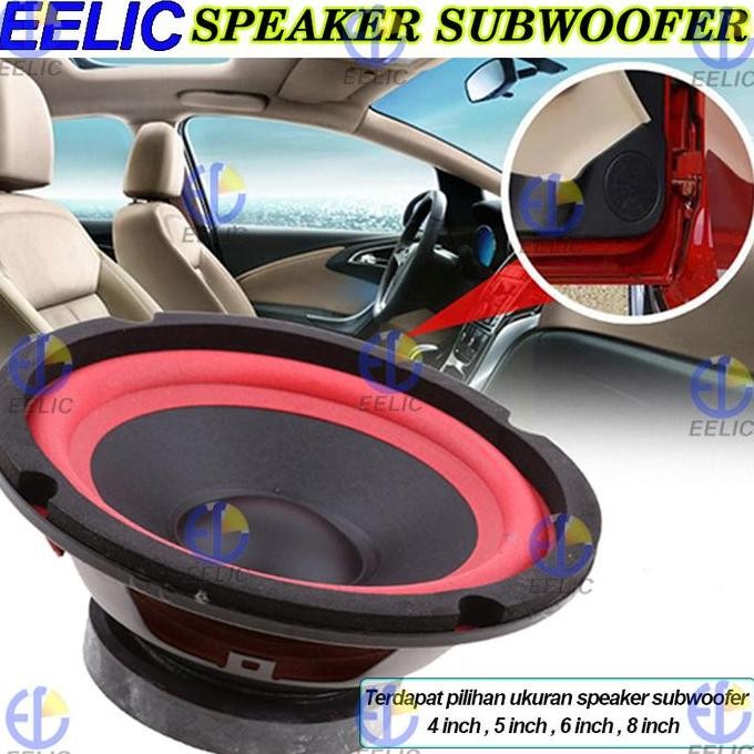 Eelic Spr-Sb6Inch Subwoofer Speaker 6 Inch 10 Watt 4 Ohm