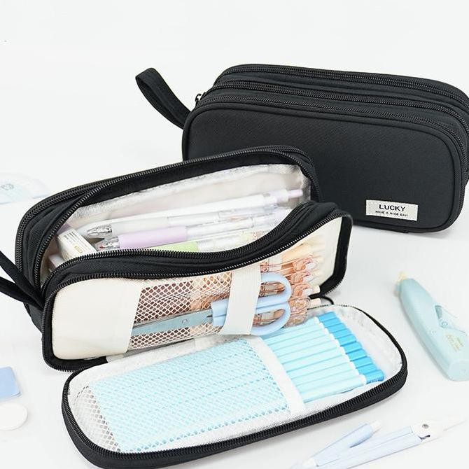 

Txs56 Pen Pencil Case Kotak Tempat Pensil Water Resistant Macaron Color Tkm New Stok