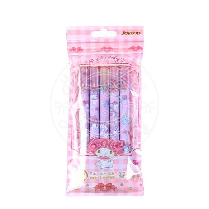 

Set Gel Pen Isi 5 Pcs Melody Original Sanrio New Stok