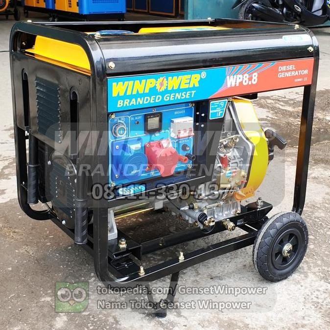 Genset Diesel Winpower 6500 Watt / 7 Kva Max - Generator Rumah Solar
