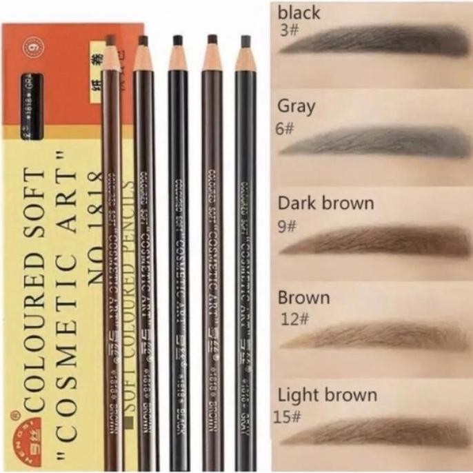 

[12PCS] Pensil Alis Penang Hengsi - Eyebrow Pencil Murah Meriah untuk Make Up