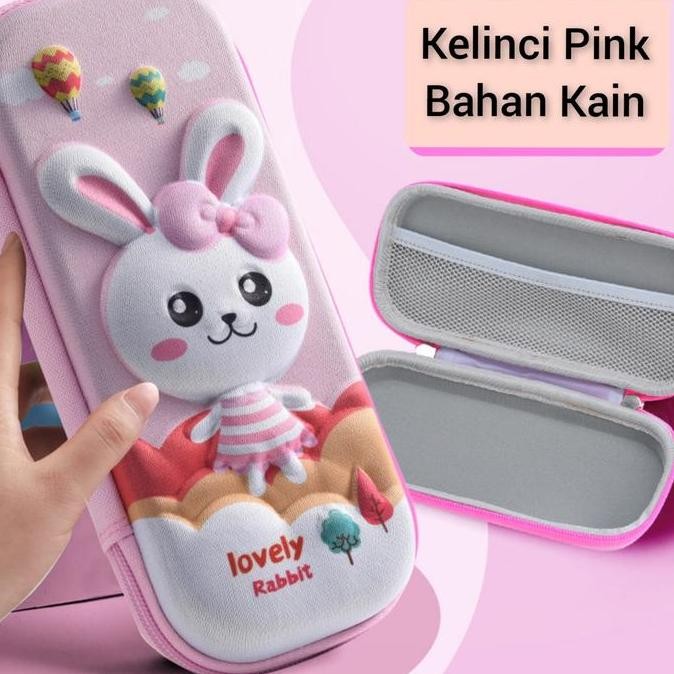 

Kotak Pensil 3D Karakter Anak - Motif Timbul Lucu Korean Style 2 Susun