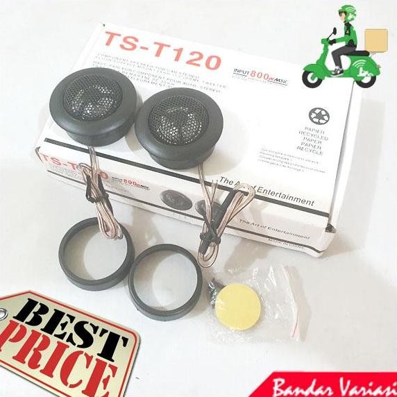 Tweeter Mobil Pioneer Ts-T120 Tweter T120 T-120 Suara Tinggi Jernih Original