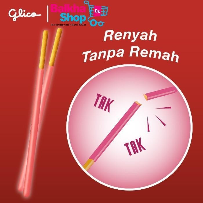 

Rkm Pocky Minipack 21G X 10 Pcs Biskuit Coklat Cemilan Krim Strawberry Cookies Snack Chocolate Cokelat