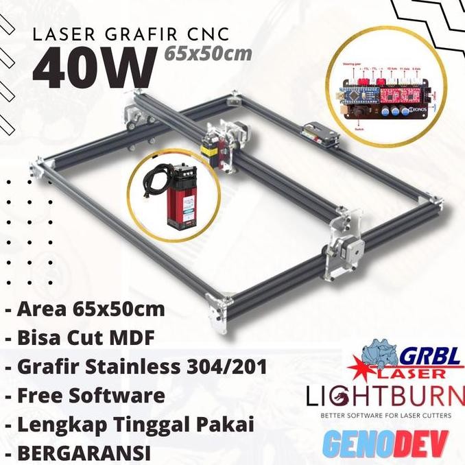 

[Genodev] 40W Laser Engraver Grafir 65 X 50 Cm Stainless