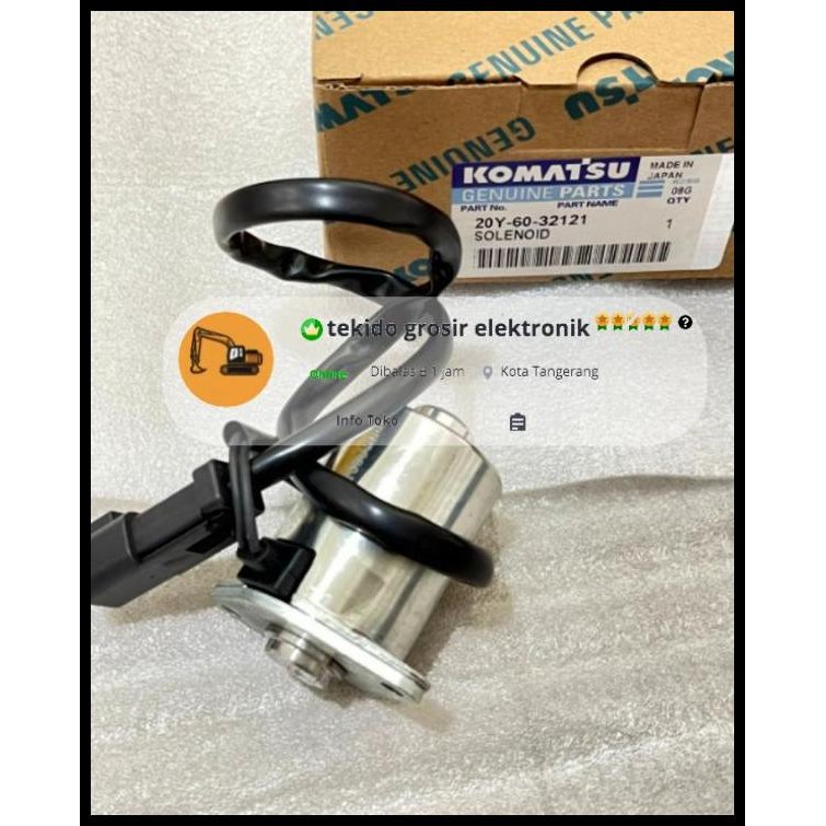 DISKON SELENOID VALVE 20Y-60-32121 20Y 60 32121 OEM JEPANG 