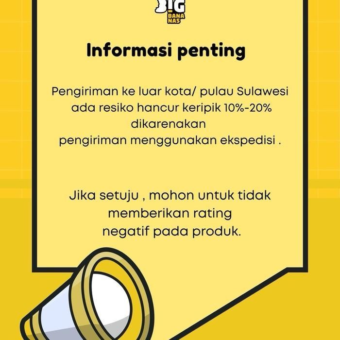 

Rkm Keripik Pisang Coklat Lumer 1000Ml | Isi 450Gr