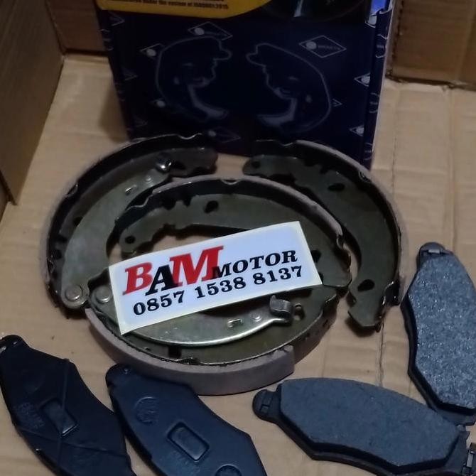 kampas rem depan belakang Peugeot 206