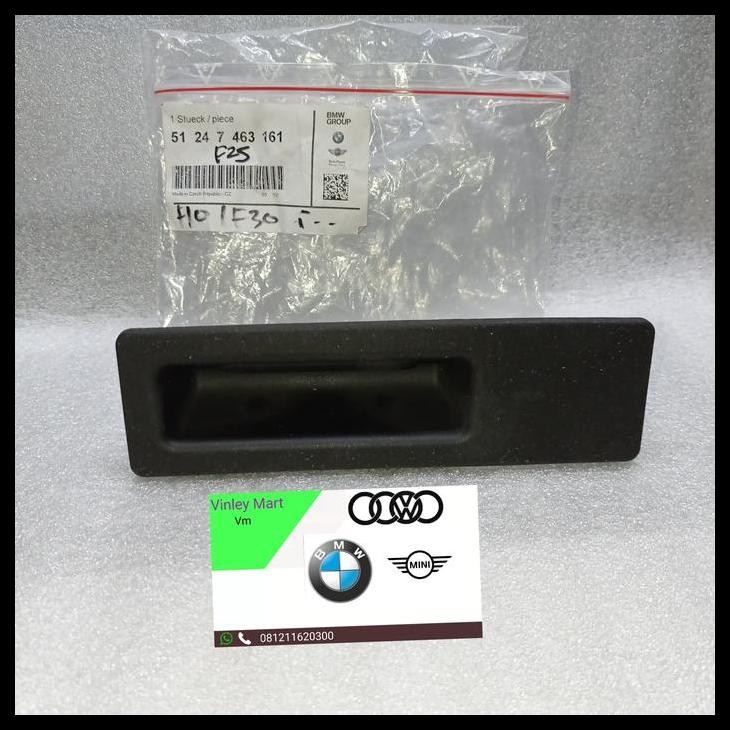 TERMURAH HANDLE BAGASI BMW F30 F25 F15 F48 (TANPA LOBANG CAMERA) ORIGINAL (161) 