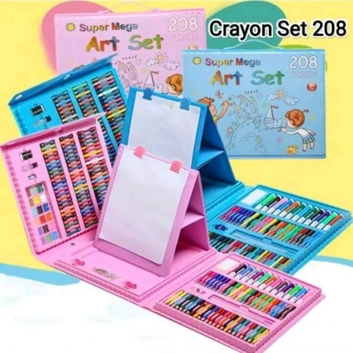 

EMS Crayon Set isi 208 Pcs Lengkap