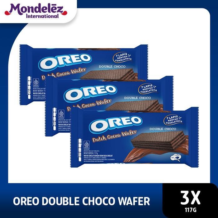 

RKM Oreo Wafer Coklat 117g - 3 Pack