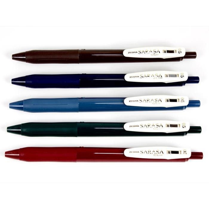 

EMS Pulpen Gel Sarasa Clip Vintage Colour 0.5mm - Alat Tulis Senang