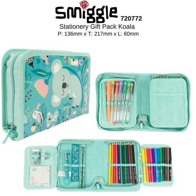 

Smiggle Stationery Gift Pack Koala/ Pencil Case Koala Stationery/Kado New Stok