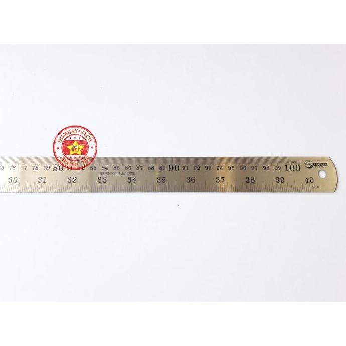 

Penggaris Stainless Steel 100Cm Prohex New Stok
