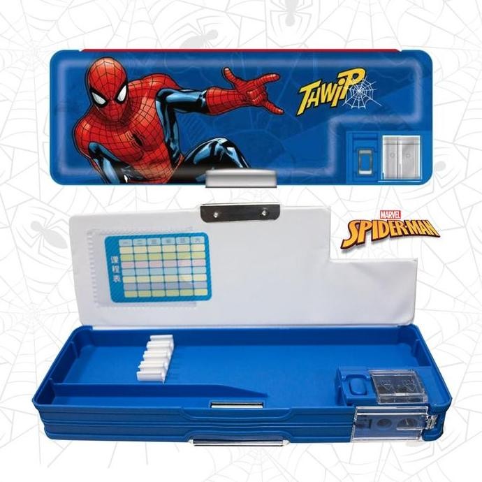 

Pencil Case Magnetic / Tempat Pensil Magnet Anak Karakter Frozen, Spiderman, Toy Story New Stok