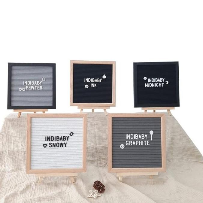 

Felt Letter Board / Papan Huruf Nama Bayi / Perlengkapan Foto New Stok