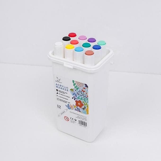 

Ohsome - Echoart Acrylic Marker Set Spidol Acyrlic 12/24/48 Warna New Stok