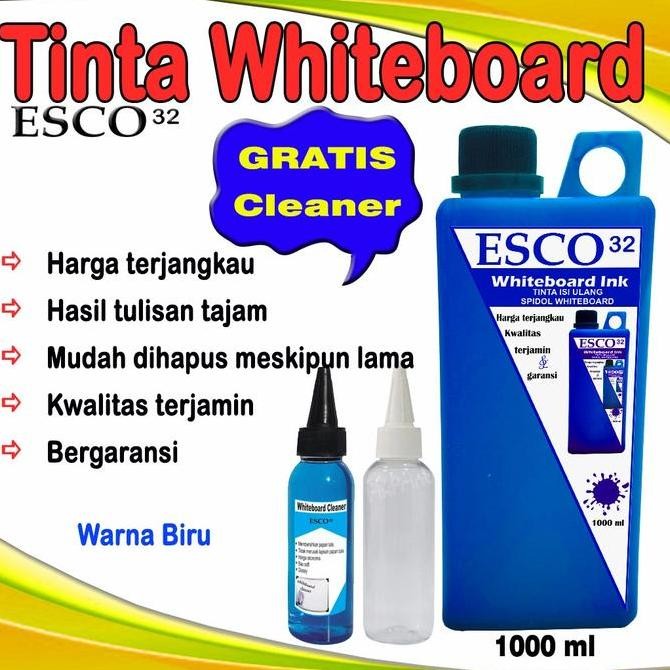 

Tinta Spidol Whiteboard Biru Esco 32 New Stok