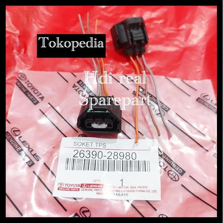 DISKON KABEL SOKET SENSOR TPS PIN 3 TOYOTA AVANZA XENIA ORI 