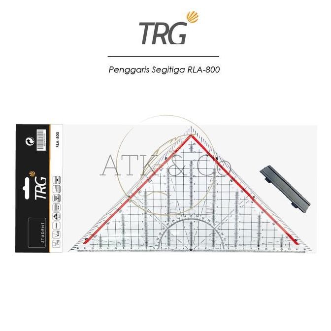 

Trg Triangle Acrylic Ruler Rla-800 30Cm - Penggaris Segitiga Pegangan Besar Akrilik Mahasiswa Teknik Design Arsitek 30 Cm New Stok