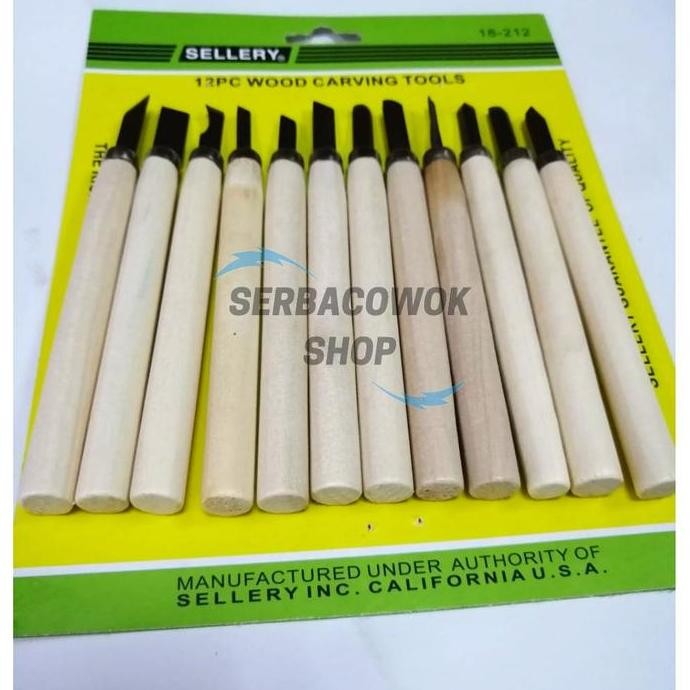

Pisau Ukir Pahat Kayu Sellery Hobby Knife Wood Carving 12 Pcs Termurah