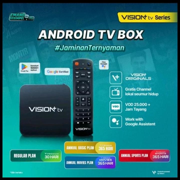 Terlaris #MNC PLAYBOX #VISION+ TV #ANDROID BOX TV #STB ANDROID #MNCPLAY #PLAYBOX Best Seller