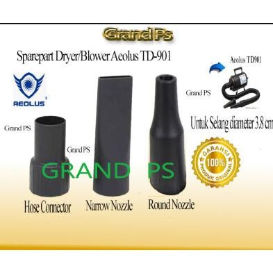 aeolus sparepart blaster corong dan connector td901 4 cm hewan DiM