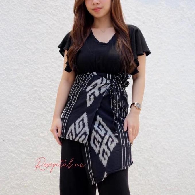 Obi belt tenun troso batik / ikat pinggang tribal / obi belt pria / ikat pinggang bali KAL