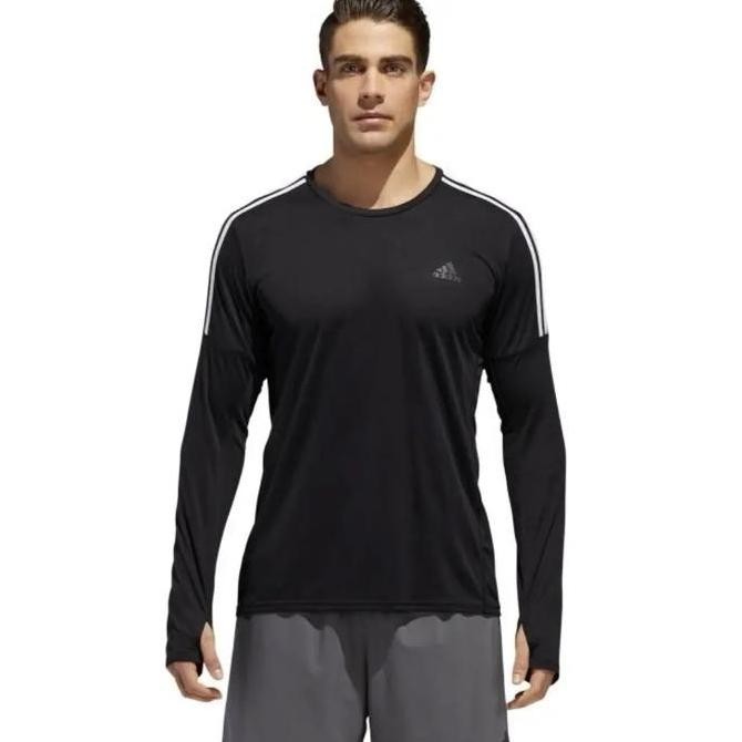 NEW MEN ADIDAS OWN THE RUN LONG SLEEVE SHIRT KAOS LARI PRIA